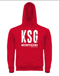 Bluza kibica KSG Niezwyciężeni KS Grom Czerwona