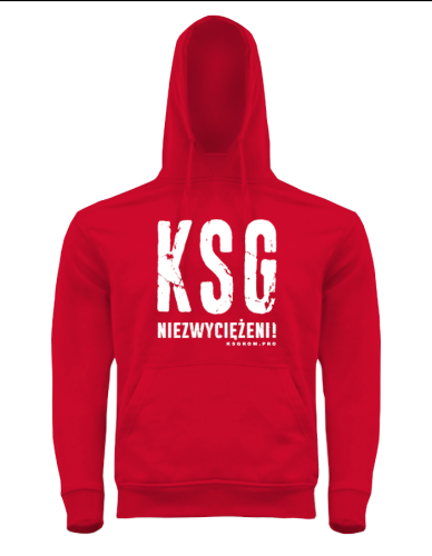 Bluza kibica KSG Niezwyciężeni KS Grom Czerwona