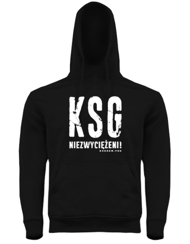 Bluza kibica KSG Niezwyciężeni KS Grom Czarna