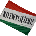 Flaga dla Kibica KS Grom Niezwyciężeni 220x150cm Duża