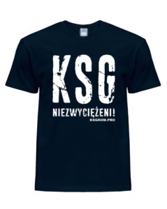 Koszulka KSG Niezwyciężeni dla Kibica KS Grom Granatowa