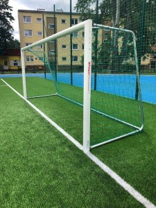 Bramka Przenośna Aluminiowa JUNIOR 5x2m Profil Owalny Piłka Nożna
