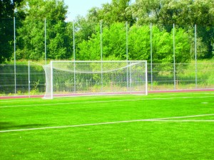 Bramka przedłużana z odciągami aluminiowa SENIOR 7,32x2,44m