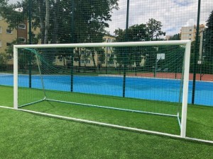 Bramka przedłużana aluminiowa JUNIOR 5x2m profil owalny