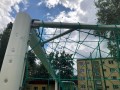 Bramka przedłużana aluminiowa JUNIOR 5x2m profil owalny
