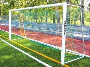 Bramka do piłki nożnej JUNIOR stalowa, lakierowana przedłużana (5x2m)