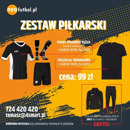ZESTAW PIŁKARSKI na obóz -  KEEZA x 10 szt.