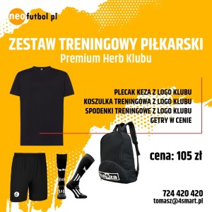 Zestaw treningowy piłkarski - Odzież dla Sportowca x 10 szt
