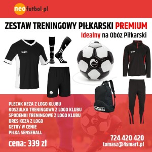 Zestaw TRENINGOWY piłkarski PREMIUM