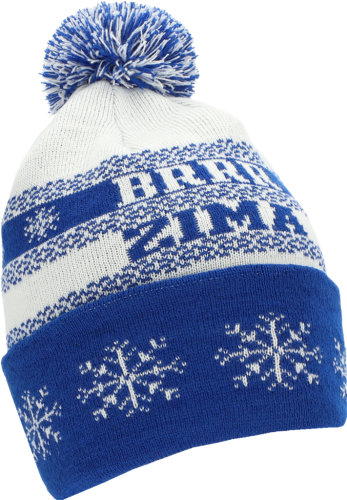 ZESTAW NARCIARSKI - Czapka zimowa i szalik "brrr zima"
