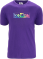 TĘCZOWA Koszulka bawełniana z kolorowym nadrukiem keeza