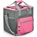 Torba termiczna Meteor NoFrosty 30L różowo-szara 74640