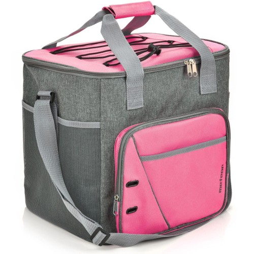 Torba termiczna Meteor NoFrosty 30L różowo-szara 74640