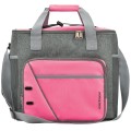 Torba termiczna Meteor NoFrosty 30L różowo-szara 74640