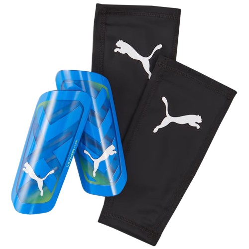 hraniacze piłkarskie Puma Ultra Flex Sleeve niebieskie 030871 06