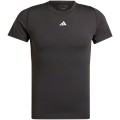 Koszulka męska adidas Techfit Aeroready Short Sleeve czarna