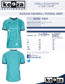 Komplet piłkarski Keeza Aqua
