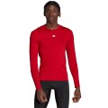 Koszulka męska adidas Techfit Aeroready Long Sleeve Tee czerwona