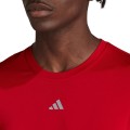 Koszulka męska adidas Techfit Aeroready Long Sleeve Tee czerwona