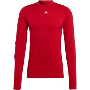 Koszulka męska adidas Techfit COLD.RDY Long Sleeve czerwona
