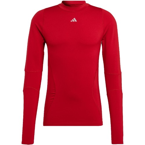 Koszulka męska adidas Techfit COLD.RDY Long Sleeve czerwona