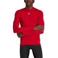 Koszulka męska adidas Techfit COLD.RDY Long Sleeve czerwona