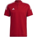 Koszulka męska adidas Condivo 22 Polo czerwona