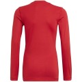 Koszulka dla dzieci adidas Youth Techfit Long Sleeve czerwona