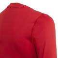 Koszulka dla dzieci adidas Youth Techfit Long Sleeve czerwona