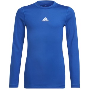 Koszulka dla dzieci adidas Youth Techfit Long Sleeve niebieska