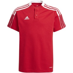 Koszulka dla dzieci adidas Tiro 21 Polo czerwona