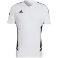 Koszulka męska adidas Condivo 22 Jersey V-neck biało-czarna
