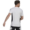 Koszulka męska adidas Condivo 22 Jersey V-neck biało-czarna