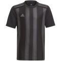 Koszulka dla dzieci adidas Striped 21 Jersey czarno-szara