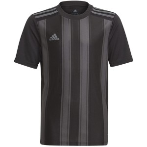 Koszulka dla dzieci adidas Striped 21 Jersey czarno-szara