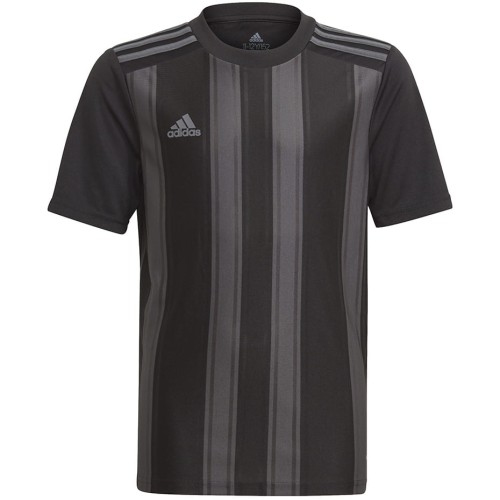 Koszulka dla dzieci adidas Striped 21 Jersey czarno-szara