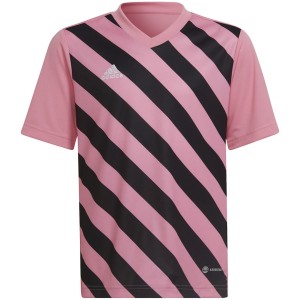 Koszulka dla dzieci adidas Entrada 22 Graphic Jersey różowo-czarna