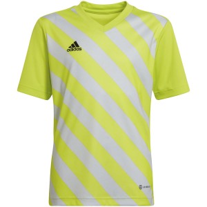 Koszulka dla dzieci adidas Entrada 22 Graphic Jersey żółto-szara