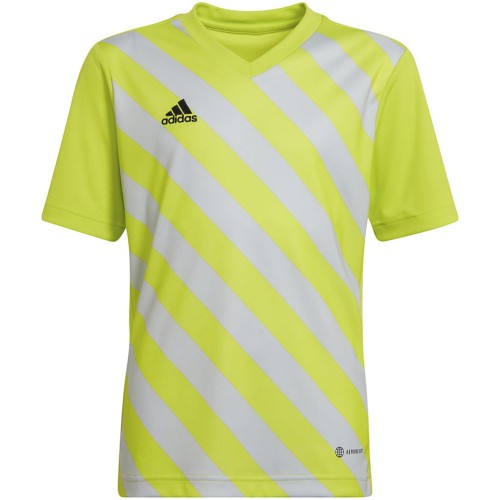 Koszulka dla dzieci adidas Entrada 22 Graphic Jersey żółto-szara