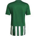 Koszulka męska adidas Striped 21 Jersey zielono-biała
