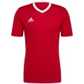 T-shirt dla piłkarza adidas Entrada 22 Jersey czerwona