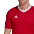 T-shirt dla piłkarza adidas Entrada 22 Jersey czerwona