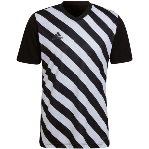 Koszulka męska adidas Entrada 22 Graphic Jersey czarno-biała