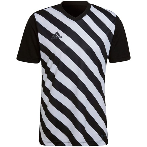 Koszulka męska adidas Entrada 22 Graphic Jersey czarno-biała
