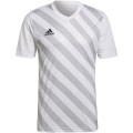 Koszulka męska adidas Entrada 22 Graphic Jersey biało-szara