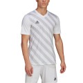 Koszulka męska adidas Entrada 22 Graphic Jersey biało-szara