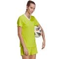 Koszulka damska adidas Entrada 22 Jsy limonkowa