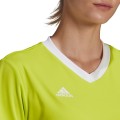 Koszulka damska adidas Entrada 22 Jsy limonkowa