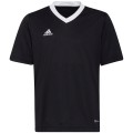 Koszulka sportowa dla dziecka adidas Entrada 22 Jsy czarna - H57497
