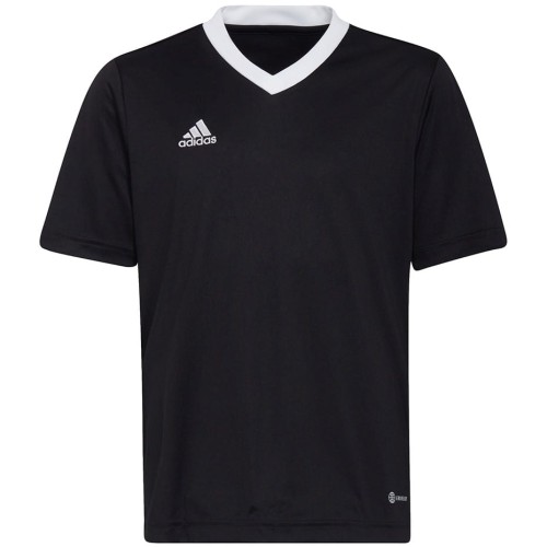 Koszulka sportowa dla dziecka adidas Entrada 22 Jsy czarna - H57497